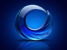 abstract-blue-wave-sculpture-deep-blue-background 1 - Machingo